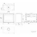 Печь-камин Defro Home Cuben S