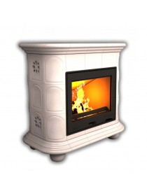 Изразцовый камин Прованс пристенный однотонный А