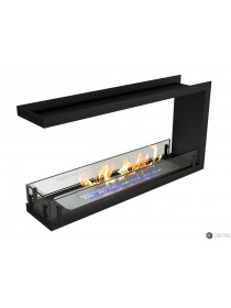 Биокамин Contour торцевой сквозной 900 (ESTETIC FLAME) Zefire