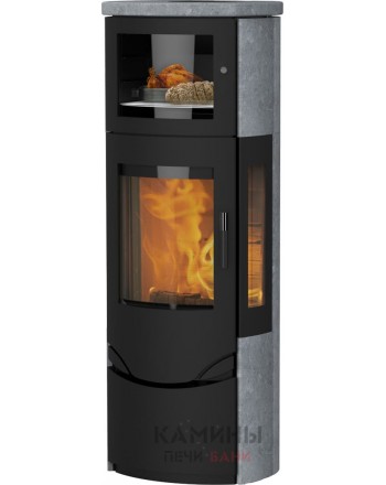 Печь-камин Lotus PRIO 7M - with side glass panel