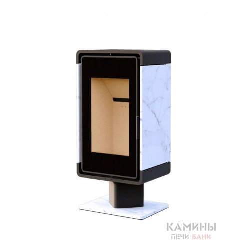 Печь-камин Астов КУБ (ПК 4581) (КАМ. НА НИЗКОЙ НОГЕ)