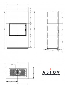 Камин Астов APLIT М 700