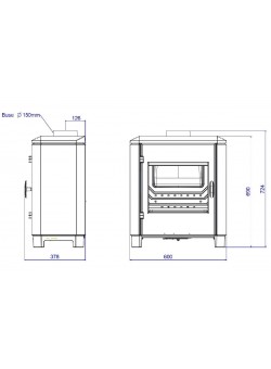 Чугунная печь Invicta Carolo