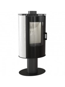 Печь-камин Kratki Koza/AB/S/N/O/GLASS/Kafel/Bialy