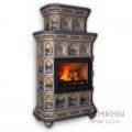 Изразцовый камин Истра КимрПечь пристенный двухъярусный Художественный Изразцовый камин Истра КимрПечь пристенный двухъярусный Художественный