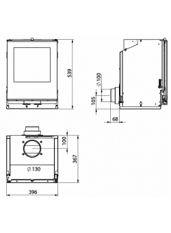 Каминная топка Ember IG5i FG insert
