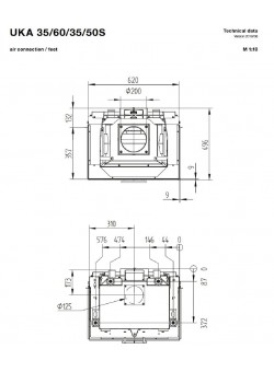 Каминная топка Hoxter UKA 35/60/35/50Sh