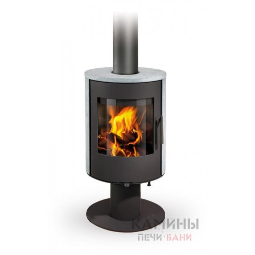 Печь-камин стальная Evora T02 камень