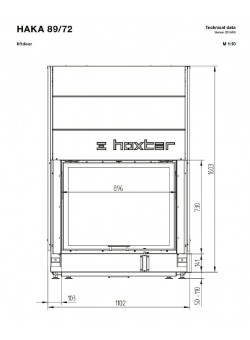Каминная топка Hoxter HAKA 89/72h