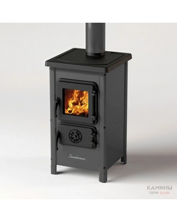 Печь-камин MBS HAPPY серый