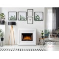 Каминокомплект:Очаг Electrolux EFP/P-2520LS с порталом Cubo 25 белый Каминокомплект:Очаг Electrolux EFP/P-2520LS с порталом Cubo 25 белый