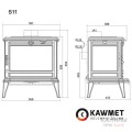 Чугунная печь KAWMET Premium S11 (8,5 кВт) Чугунная печь KAWMET Premium S11 (8,5 кВт)