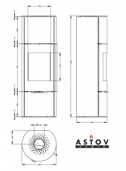 Камин Астов R1 XL