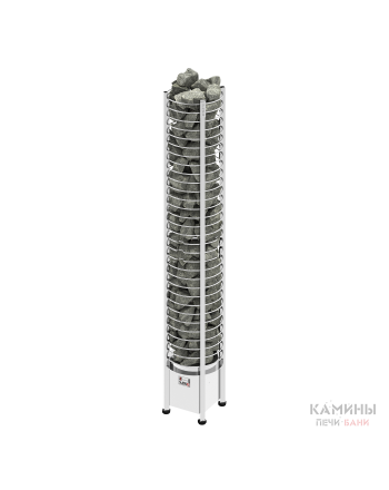 Печь для бани SAWO TOWER вертикальная, круглые, 6 кВт, TH3-60NS-P, выносной пульт (пульт и блок мощности докупаются отдельно)