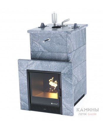 Печь ИзиСтим «СОЧИ» В ПОЛНОЦЕННОМ КОЖУХЕ