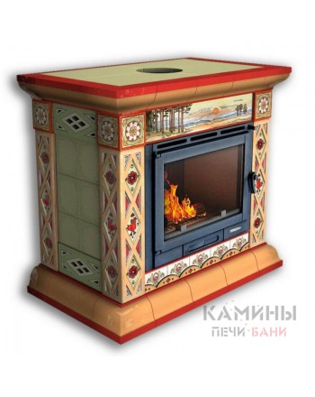Изразцовый камин Билибин центральный Художественный