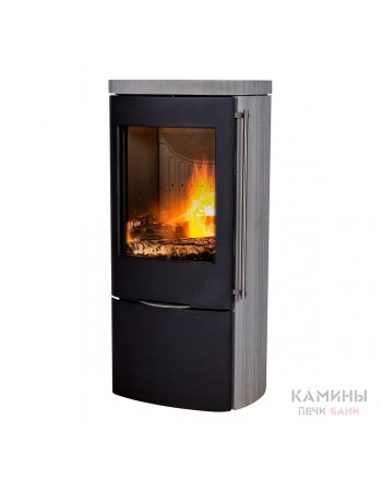 Печь-камин Jydepejsen Senza Grey Wood Sandstone