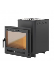 Печь Везувий Русичъ Антрацит 16 Панорама М