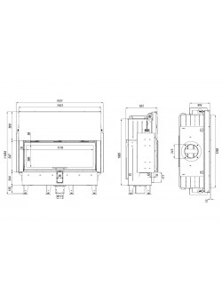 Каминная топка DEFRO HOME INTRA XLA G