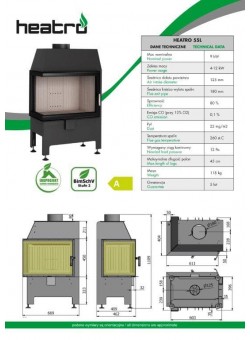 Каминная топка Heatro 55L