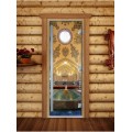 Дверь Doorwood Престиж Фотопечать для бани сатин 8 мм