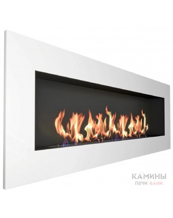 Биокамин Elliot 1800 с белой рамкой (ZeFire)