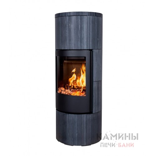 Печь-камин Jydepejsen Troja 44 Dark Sandstone Печь-камин Jydepejsen Troja 44 Dark Sandstone