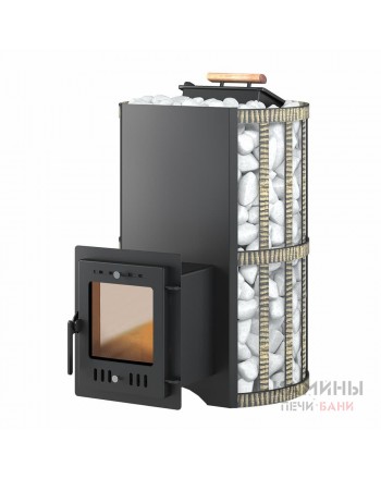 Печь Везувий Скиф с закрытой каменкой Ковка (210) "М"