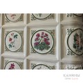 Каминная топка Астов М 700 Б в облицовке изразцами коллекции Прованс.