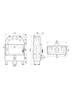 Каминная топка INTRA ME SLIM