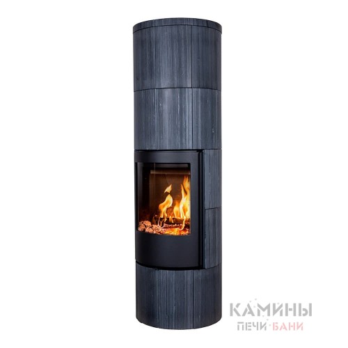 Печь-камин Jydepejsen Troja 45 Dark Sandstone Печь-камин Jydepejsen Troja 45 Dark Sandstone