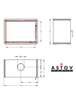 Камин Астов ЛЕГГО ПК 7454