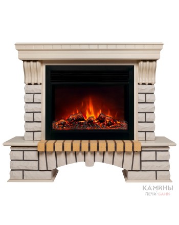 Электрокамин RealFlame Country 26 WT с Moonblaze Lux BL S