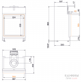 Газовый камин BRUNNER flach 53/53 Газовый камин BRUNNER flach 53/53