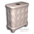 Изразцовый камин Медальон КимрПечь центральный однотонный А