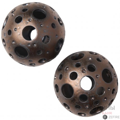 Шары медные с отверстиями трех размеров 2 шт (ZeFire) Шары медные с отверстиями трех размеров 2 шт (ZeFire)