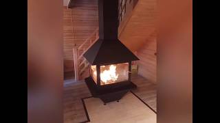 Центральный камин Cube Openfire