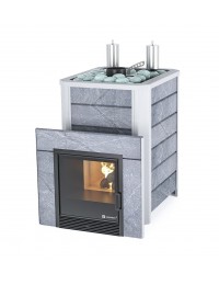 Печь ИзиСтим Ялта 25 К В КАМНЕ