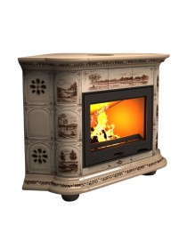 Изразцовый камин Прованс угловой Художественный