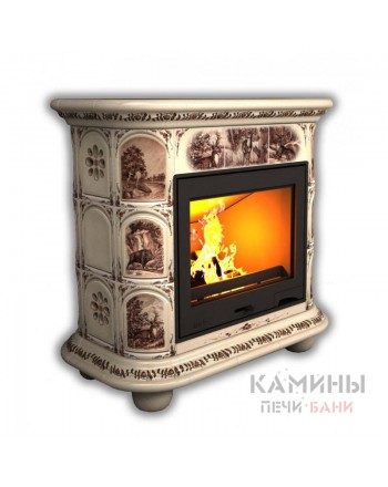 Изразцовый камин Прованс центральный Художественный