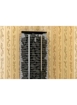 Печь для бани SAWO TOWER вертикальная, пристенная, 8 кВт, TH6-80NS-WL, выносной пульт (пульт и блок мощности докупаются отдельно)