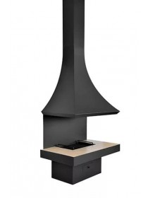 Пристенный открытый камин LOFT - 10