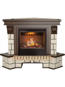 Электрокамин RealFlame Stone New Corner 26 AO c Helios 3D