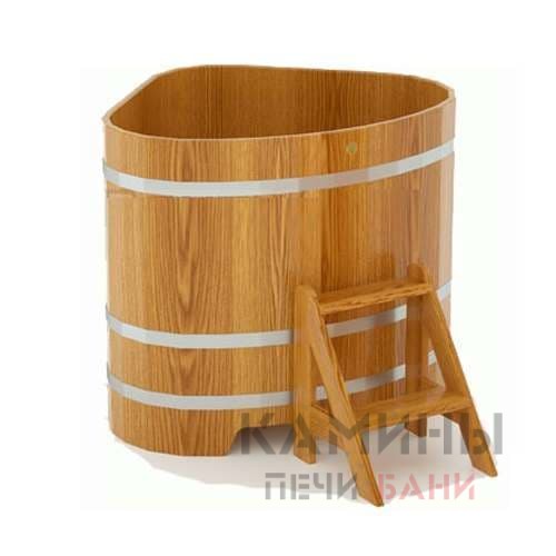 Купель для бани угловая из дуба Купель для бани угловая из дуба