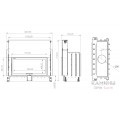 Каминная топка A.caminetti FLAT 90x50 ECO Каминная топка A.caminetti FLAT 90x50 ECO