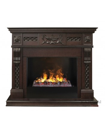 Электрокамин RealFlame Corsica Lux AO 3D Cassette 630 + Black вставка