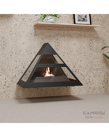 Дровяной камин Traforart Admeto Frontal Suspended Rear Smoke Outlet