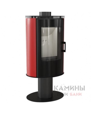 Печь-камин KOZA/AB/S/N/O/DR/GLASS/KAFEL/CZERWONY