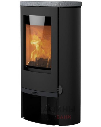 Печь-камин Lotus Jubilee 25 with soapstone, without wood storage compartment door