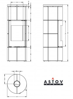 Камин Астов R1.0 XL K MAX